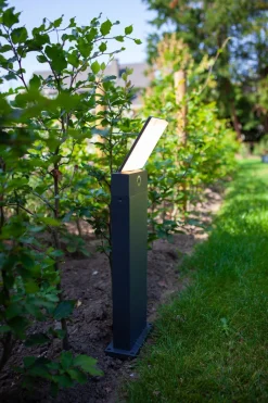 Eco-Light LED Wegeleuchte Bewegungssensor IP54 63,5 cm Anthrazit< Metall Lampen|Wegeleuchten