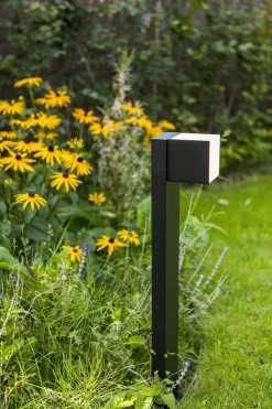 Eco-Light LED Wegeleuchte Schwarz IP54 500 lm 3000 K beweglich< Metall Lampen|Wegeleuchten