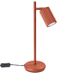 Bürolampen|Schlafzimmer Lampen*Sollux Leselampe GU10 43 cm hoch Aluminium in Rot Modern schwenkbar