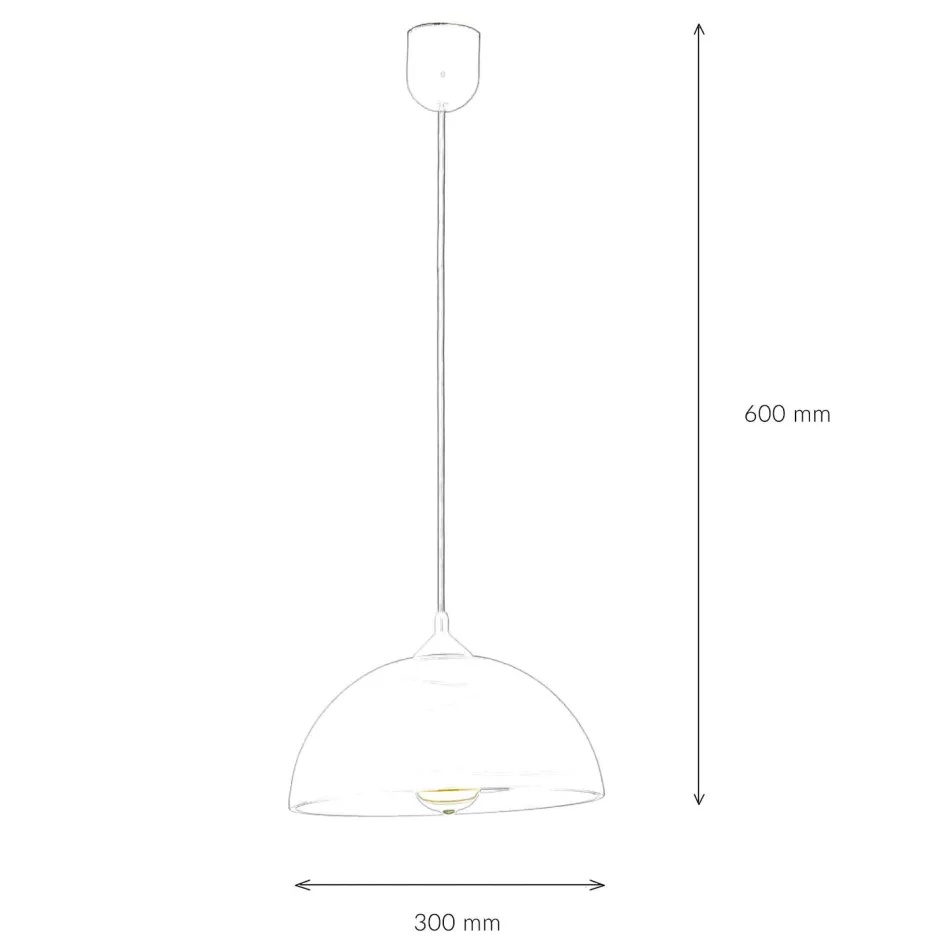 Hängelampen|Esszimmer Lampen*Lamkur Lila Hängeleuchte Glas rund Retro Esstisch ADANIA