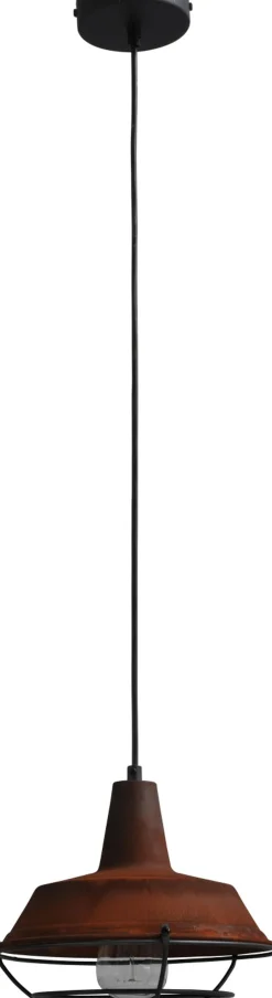 Masterlight Loft Hängelampe Braun Antik Ø25cm E27 Ziergitter< Hängelampen|Industrie Lampen