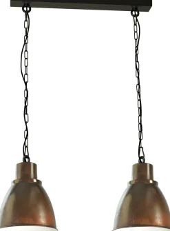 Industrie Lampen|Vintage Lampen*Masterlight Loft Hängelampe Braun Industrial Style Handarbeit