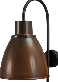 Masterlight Loft Hotelleuchte E27 Loft in Rost Braun< Wandleuchten|Küchenlampen