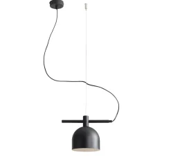 Bürolampen|Feuchtraumleuchten*ALDEX Loft Pendelleuchte E27 Schwarz Metall 28 cm lang