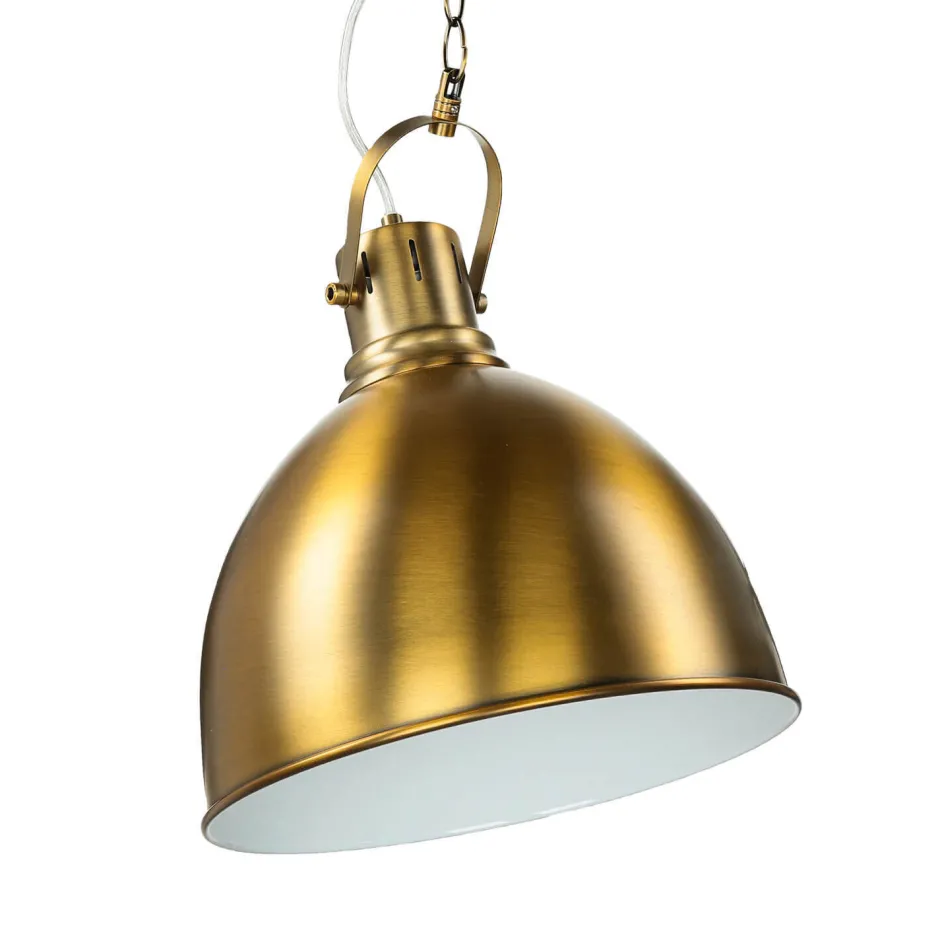 Trio Reality Loft Pendelleuchte in Messing antik< Hängelampen|Esszimmer Lampen