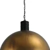 Hängelampen|Industrie Lampen*Masterlight Loft Pendelleuchte Messing Antik XXL Ø80cm LARINO