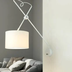 Nowodvorski Loft Wandleuchte mit Schalter VIPER flexibel Weiß< Wandleuchten|Moderne Lampen