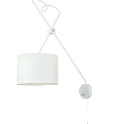 Nowodvorski Loft Wandleuchte mit Schalter VIPER flexibel Weiß< Wandleuchten|Moderne Lampen