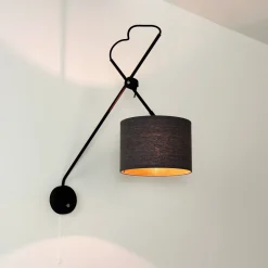 Wandleuchten|Moderne Lampen*Nowodvorski Loft Wandleuchte mit Schalter VIPER flexibel Grau
