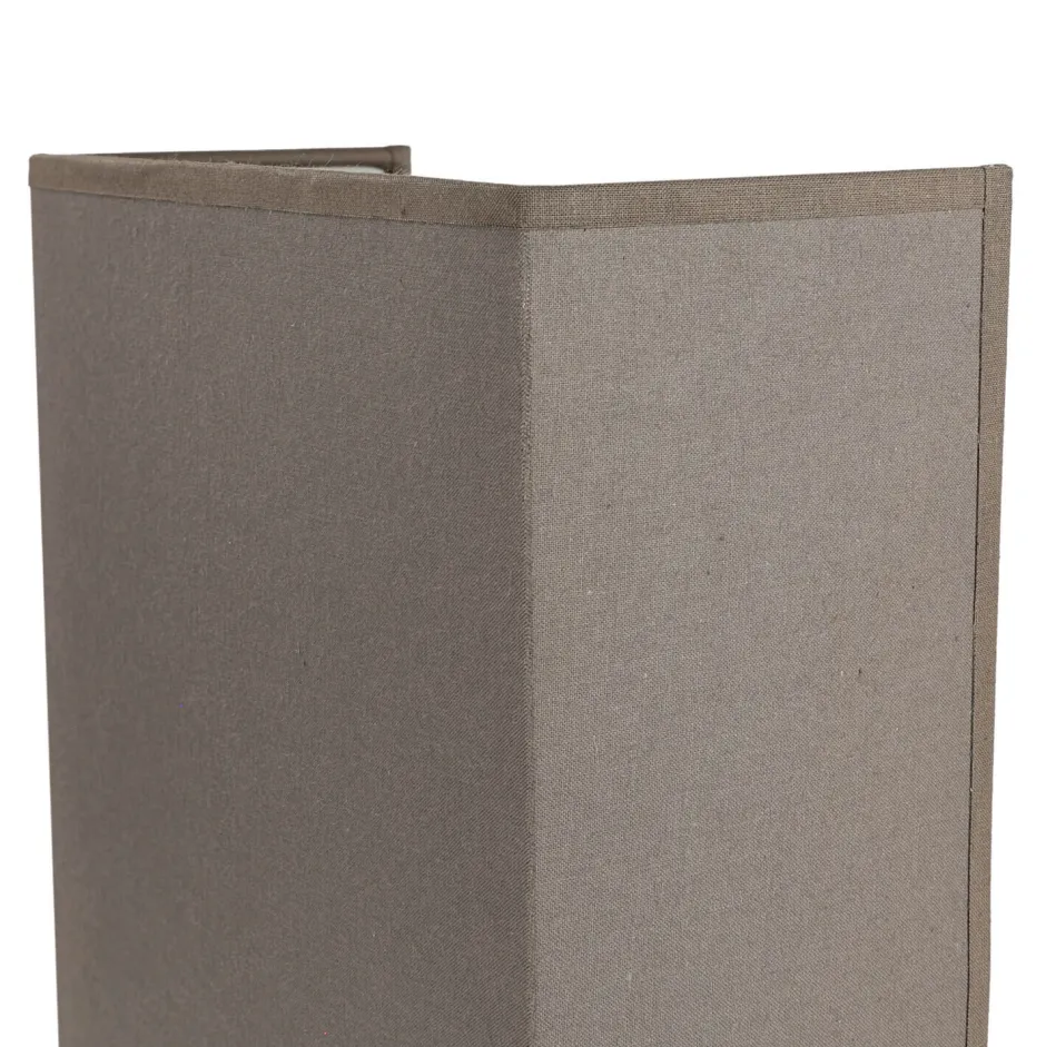 Duolla Loft Wandleuchte Stoff Schirm Taupe Loft Design E27< Wandleuchten|Flurlampen