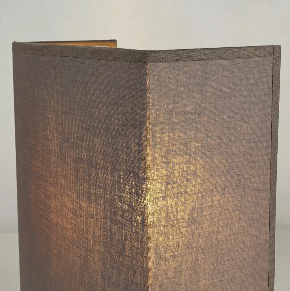 Duolla Loft Wandleuchte Stoff Schirm Taupe Loft Design E27< Wandleuchten|Flurlampen