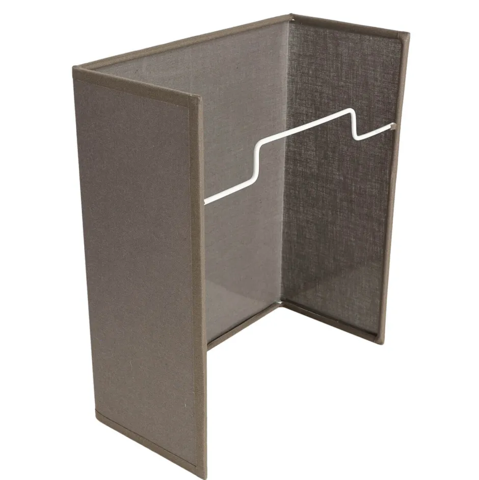 Duolla Loft Wandleuchte Stoff Schirm Taupe Loft Design E27< Wandleuchten|Flurlampen