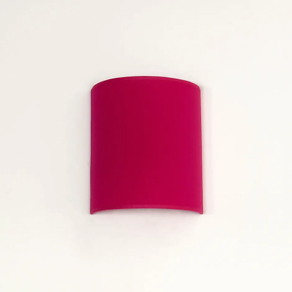 Duolla Loft Wandleuchte Stoff Schirm Pink halbrund E27 ALICE< Wandleuchten|Flurlampen