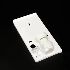 Duolla Loft Wandleuchte Stoff Schirm Pink halbrund E27 ALICE< Wandleuchten|Flurlampen