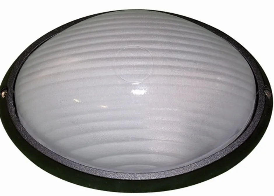 Lido Maritime Außenlampe Schwarz Weiß IP44 B:22cm Bullauge< Außenleuchten Antik|Außenwandleuchten