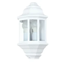 Rustikale Lampen|Maritime Lampen*Easylight Maritime Außenleuchte Wandlaterne LIVORNO weiß E27