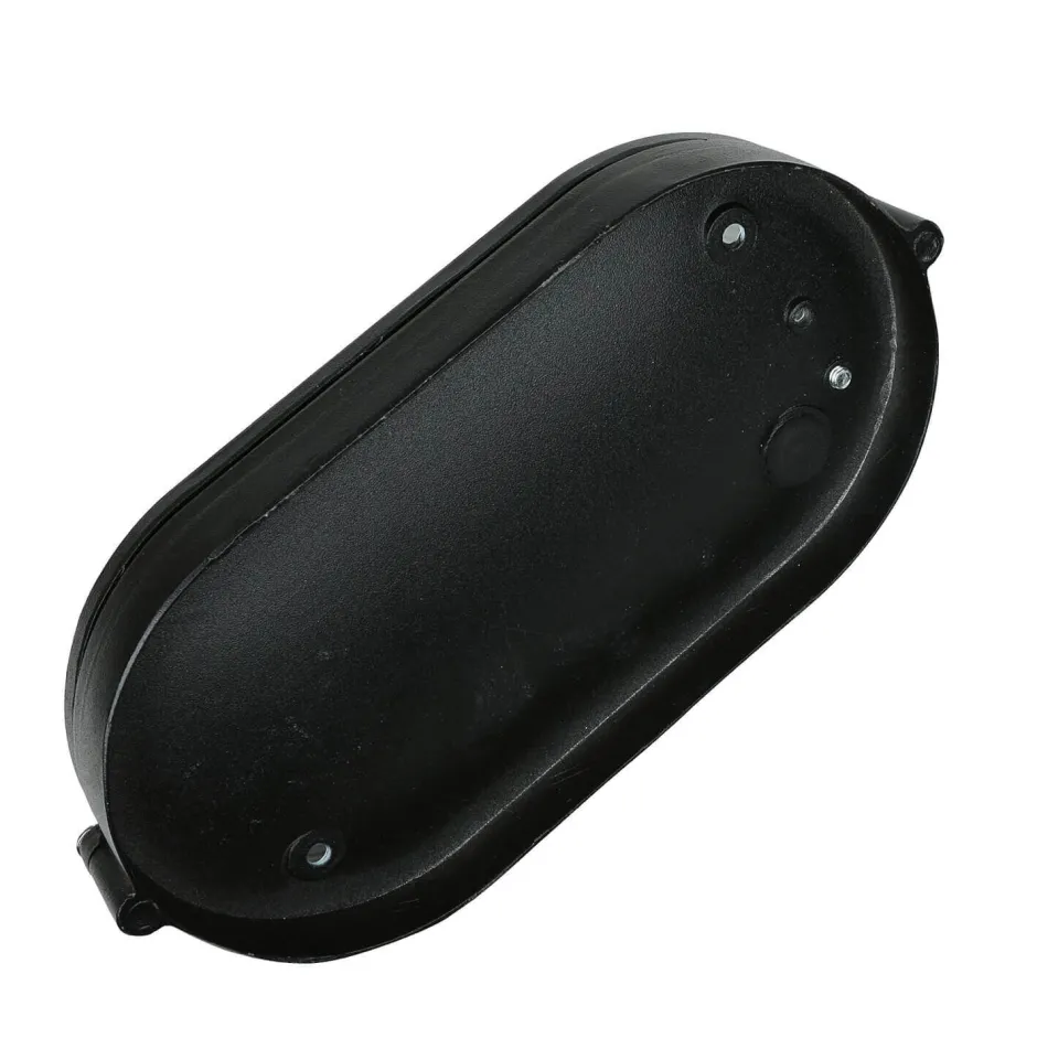 Rustikale Lampen|Maritime Lampen*Lido Maritime Außenwandleuchte IP44 B:21cm Schwarz Weiß E27