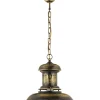 Hängelampen|Rustikale Lampen*Jupiter Maritime Hängeleuchte VIVIANA Messing antik Ø38cm