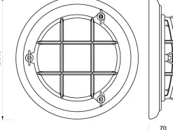 Led Lampen|Wandleuchten*Laura Suardi Maritime LED Wandlampe SILVIO Chrom Maritim rund