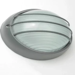 Rustikale Lampen|Maritime Lampen*Easylight Maritime Wand Außenlampe Anthrazit oval AMSTERDAM