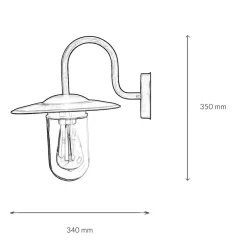 Easylight Maritime Wandlampe für Außen E27 IP44 GÖTEBORG< Rustikale Lampen|Maritime Lampen