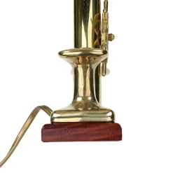 Laura Suardi Massive Tischlampe Messing maritimes Design H:33cm< Schlafzimmer Lampen|Lampen Aus Aller Welt