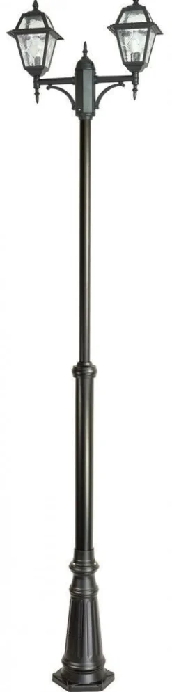 SU-MA Massiver Kandelaber Garten 185-285cm IP43 Rustikal< Außenleuchten Antik|Gartenlaternen