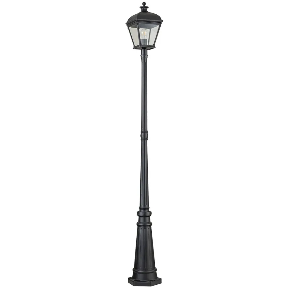 Elstead Mastleuchte 216,4 cm IP44 Vintage Schwarz E27 Garten Weg< Gartenlaternen|Industrie Lampen