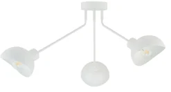 Sigma Mehrflammige Deckenleuchte Metall Weiß E27 110 cm lang< Designerlampen|Moderne Lampen