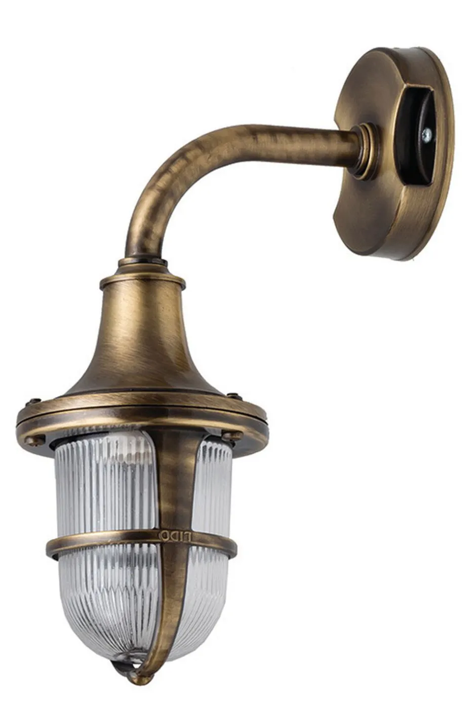 Außenleuchten Antik|Außenleuchten Messing*Lido Messing Außenwandleuchte IP64 Maritim Hof SANTORIN