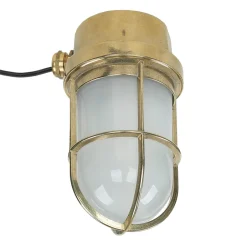 Laura Suardi Messing Deckenleuchte IP44 Maritim Schiff außen< Metall Lampen|Messinglampen