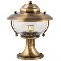 Lido Messing Sockelleuchte H:28cm Maritim Weg Garten< Außenleuchten Antik|Rustikale Lampen