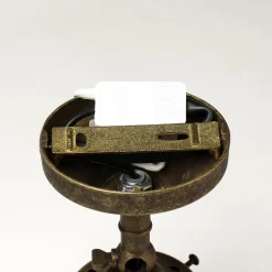 Wandleuchten|Esszimmer Lampen*Giovanni Battista Messing Wandlampe in Bronze antik verstellbar