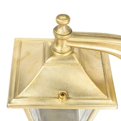 Lido Messing Wandlampe IP43 Rustikal Terrasse LEROS< Außenwandleuchten|Rustikale Lampen