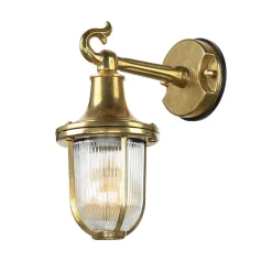 Lido Messing Wandleuchte IP64 Maritim Terrasse THISSEAS< Außenwandleuchten|Rustikale Lampen