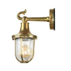 Lido Messing Wandleuchte IP64 Maritim Terrasse THISSEAS< Außenwandleuchten|Rustikale Lampen