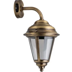 Außenleuchten Antik|Außenleuchten Messing*Lido Messing Wandleuchte Rustikal Terrasse rostfrei IP43