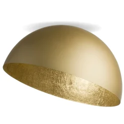 Sigma Metall Deckenlampe Loft Gold stylisch E27 Ø90 cm rund< Deckenleuchten|Wohnzimmerlampen
