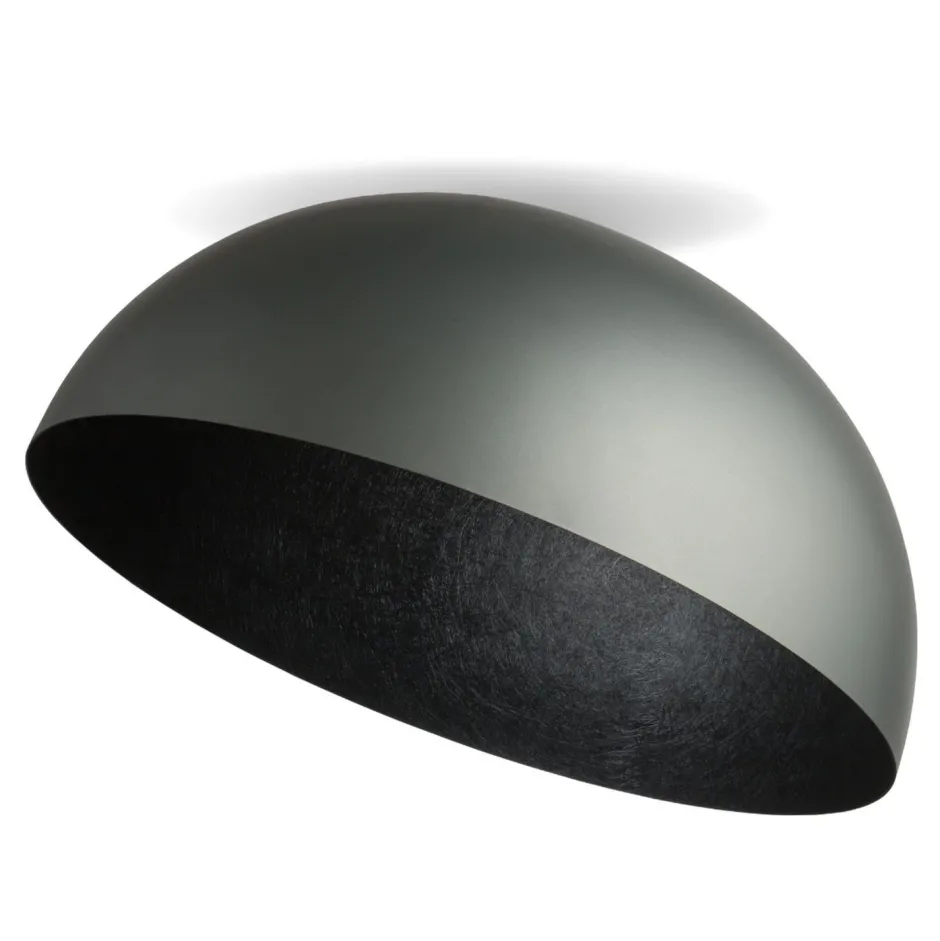 Deckenleuchten|Schlafzimmer Lampen*Sigma Metall Deckenleuchte Silber Loft E27 rund Ø90 cm groß