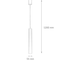 Nowodvorski Metall Hängelampe Schwarz GU10 Modern schmal< Wohnzimmerlampen|Moderne Lampen