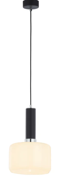 Hängelampen|Moderne Lampen*Jupiter Metall Pendelleuchte Schwarz Weiß E27 blendarm