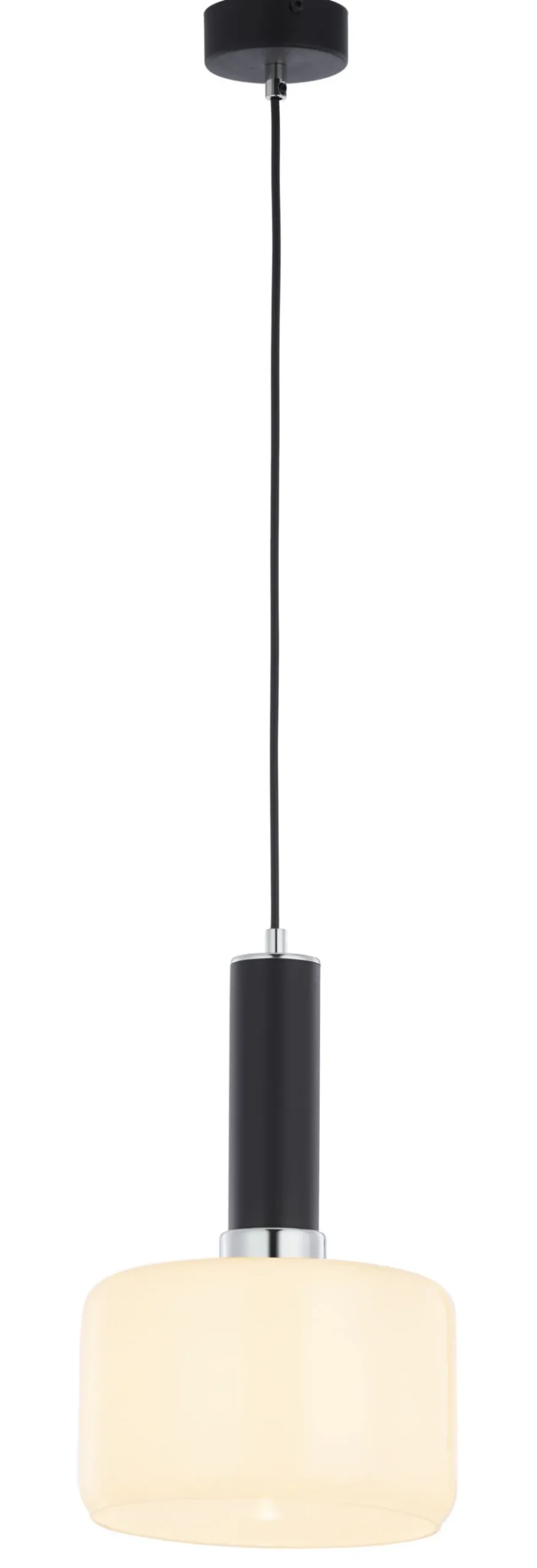 Hängelampen|Moderne Lampen*Jupiter Metall Pendelleuchte Schwarz Weiß E27 blendarm