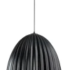 Sigma Metall Pendelleuchte Schwarz Gold E27 rund Ø70 cm Loft< Wohnzimmerlampen|Esszimmer Lampen
