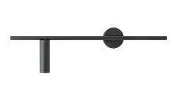 Wandleuchten|Badezimmer Lampe*ALDEX Metall Wandlampe Schwarz Zylinder H:17 cm GU10 Retro