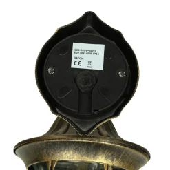 Easylight MILANO Außen Wandleuchte Gold Antik E27 rustikal< Metall Lampen|Rustikale Lampen