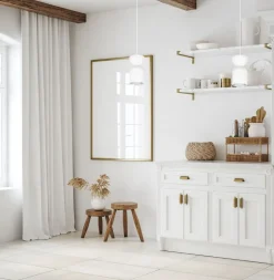 Belis Minimalistische Hängelampe Weiß Zeitlos E27 Ø11 cm rund< Hängelampen|Bürolampen