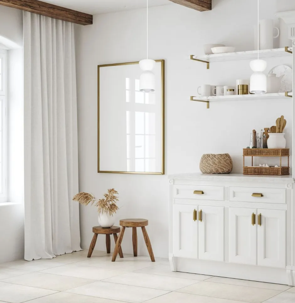 Belis Minimalistische Hängelampe Weiß Zeitlos E27 Ø11 cm rund< Hängelampen|Bürolampen