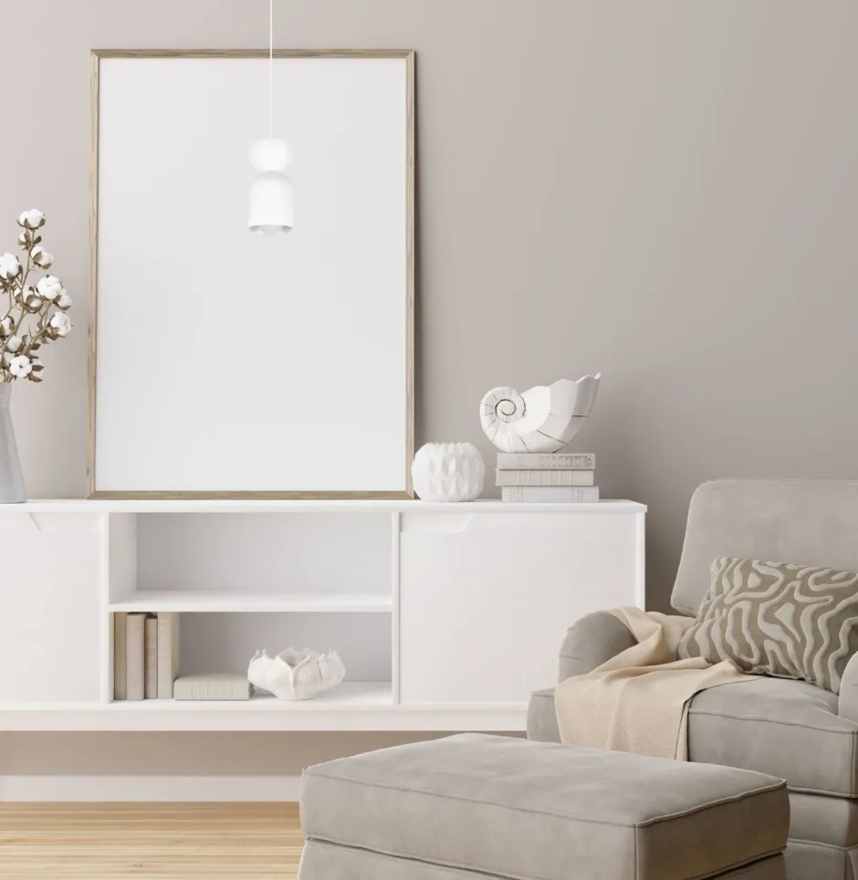 Belis Minimalistische Hängelampe Weiß Zeitlos E27 Ø11 cm rund< Hängelampen|Bürolampen