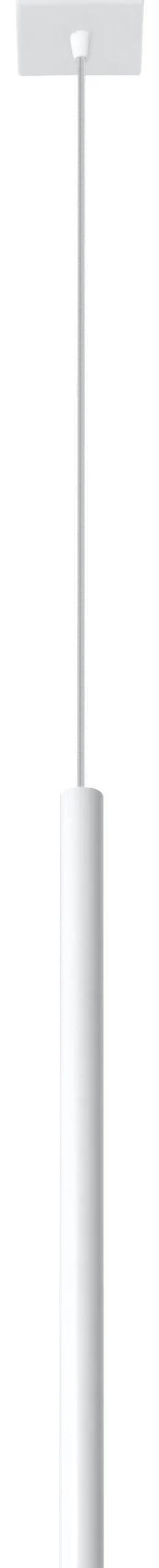 Sollux Minimalistische Pendelleuchte Weiß Ø2,5cm Küche< Esszimmer Lampen|Wohnzimmerlampen