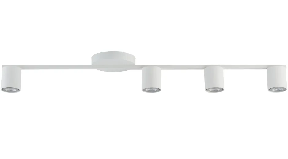 Sigma Moderne Deckenlampe GU10 Weiß Metall L:90 cm groß< Deckenleuchten|Flurlampen